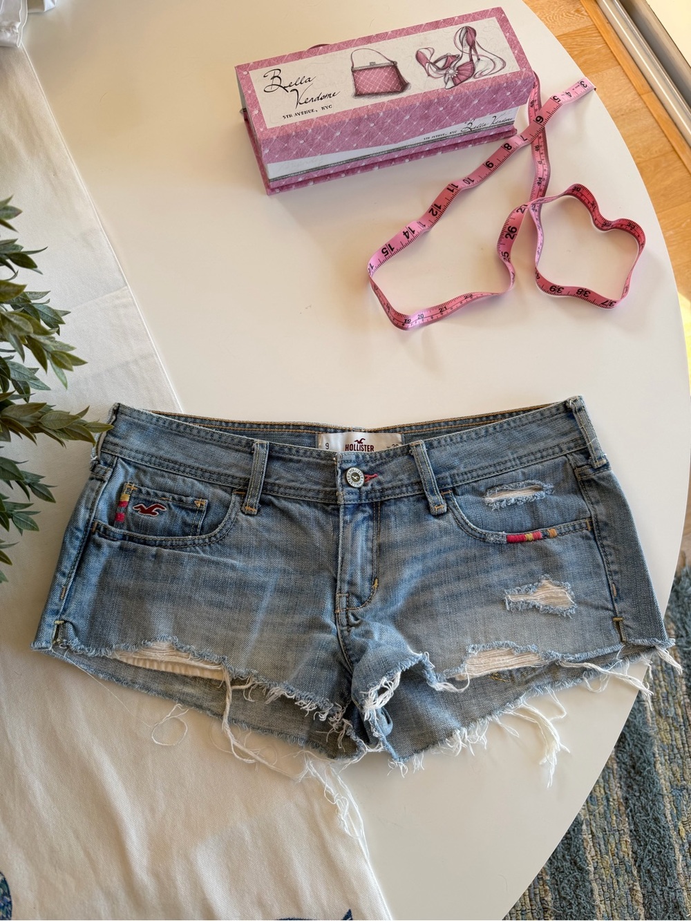 Vintage Hollister Low Rise Denim Shorts